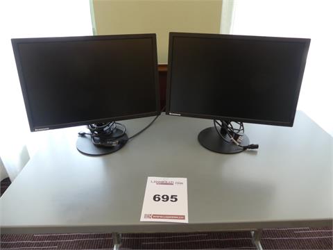 695) 2x Monitor Lenovo, T2254PC