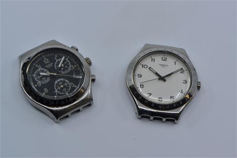 03) 2 x Swatch Armbanduhren