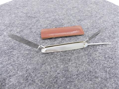 002) Perlmutt Taschenmesser Victorinox mit 3 Funktionen