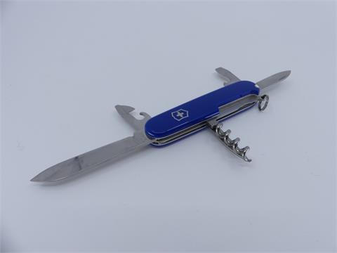 003) Blaues Victorinox Taschenmesser mit 7 Funktionen