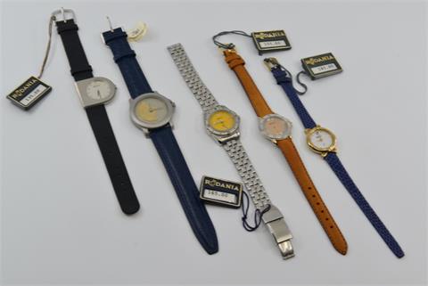 03) 5 Armbanduhren Rodania & Esprit, neu