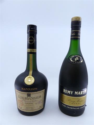 31) Courvoisier Napoleon + Remy Martin Cognac