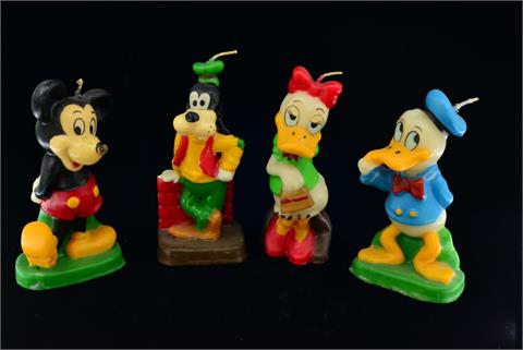 040) 4 x Walt Disney Figurenkerzen