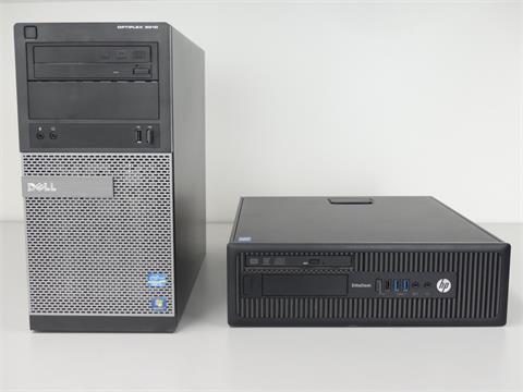 02) Dell + HP Computer