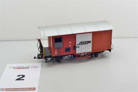 02) LGB 4027 RhB MOB 557 Güterwagen