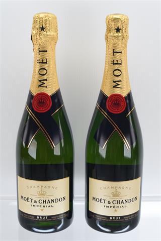 004) 2 x Moët & Chandon Impérial brut Champagne AOC
