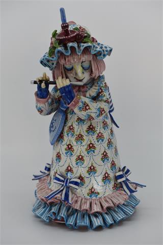 022) Keramik Figur Harlekin