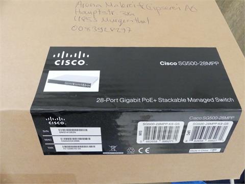 006) Cisco Gigabyte Switch + Computer-Zubehör