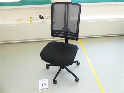021) Rim Bürodrehstuhl, Modell Flexi schwarz