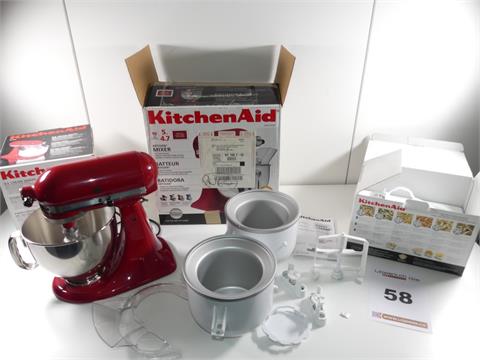 58) KitchenAid Mixer mit Zubehör