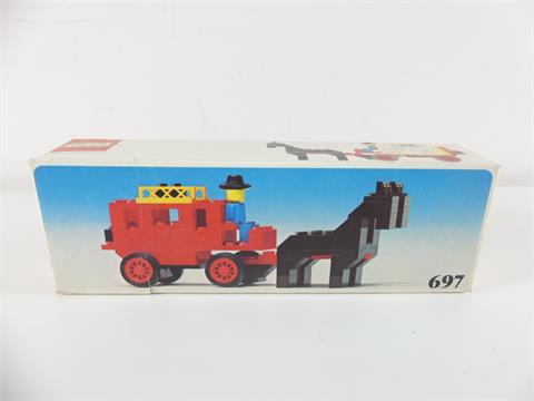 002) Rarität Lego 697, Postkutsche, Neu