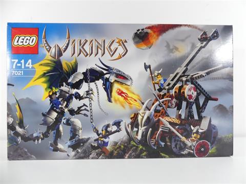 006) Lego 7021, Vikings Double Catapult, Neu