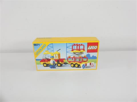 010) Rarität Lego 6671, Legoland, Reparaturlift, NEU