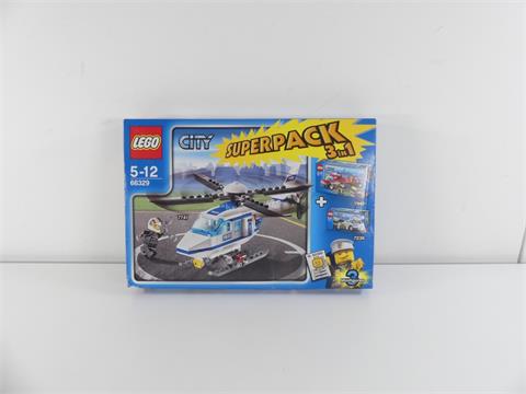 031) Lego 66329, Lego Superpack 3 in 1, Lego City, NEU
