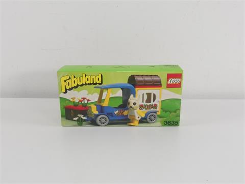 070) Lego 3635, Fabuland, Bonnie Bunny's Camper, NEU