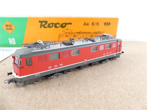 002) Lokomotive Roco 43938 SBB Ae 6/6 H0 WS